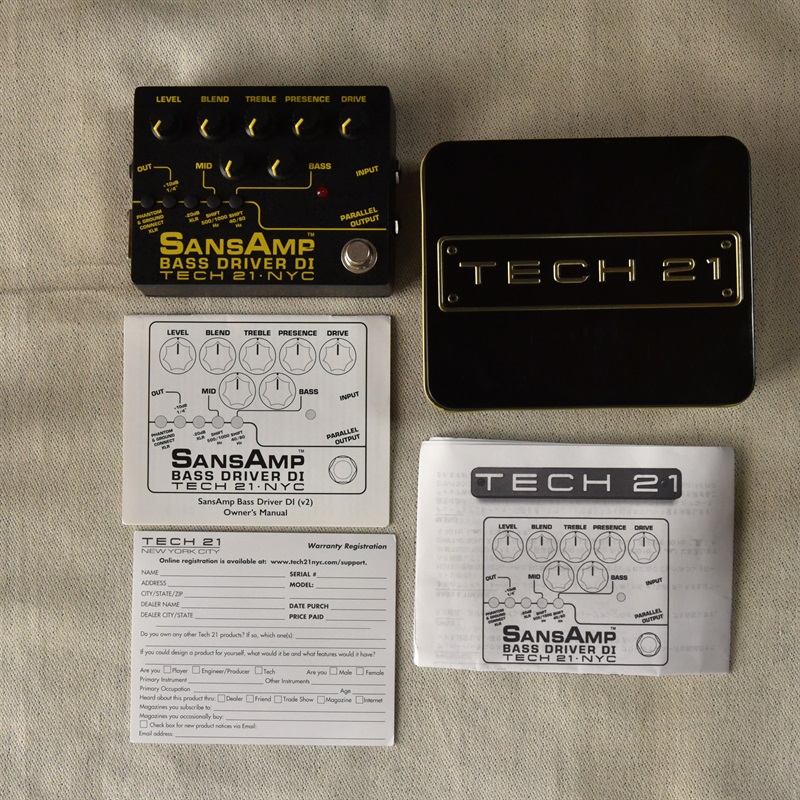 TECH21 SANZ AMP  BASS DRIVER DI(v2)の画像